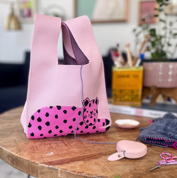 Pink Jaguar Soft Tote