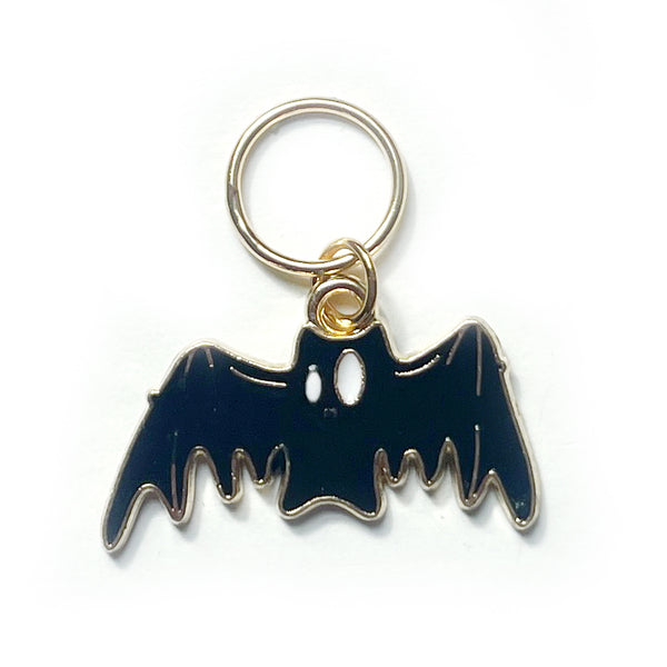 Black Bat Stitch Marker