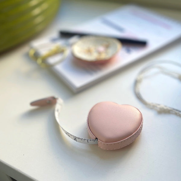 Pink Heart Tape Measure
