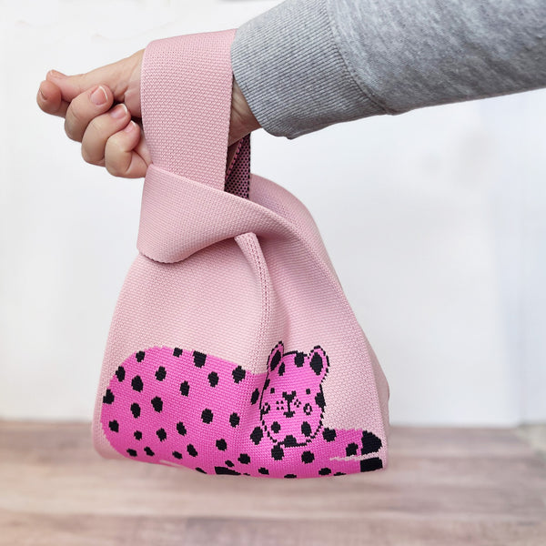 Pink Jaguar Soft Tote