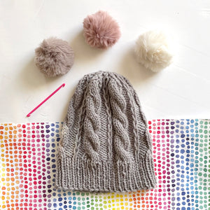 How to Add a Removable Pom Pom to Your Hat