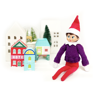 Knit an Elf on the Shelf Sweater