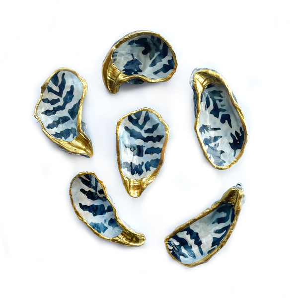 Batik Oyster Shell Notions Dishes